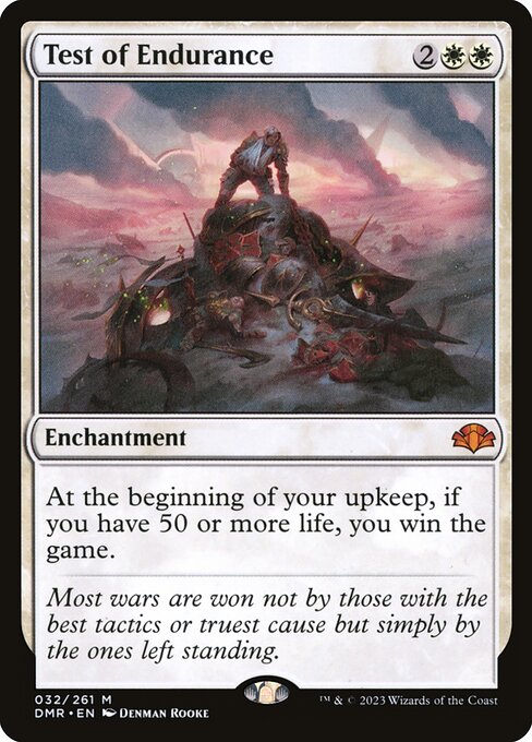 Test of Endurance (32) [Dominaria Remastered]