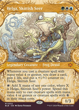 Helga, Skittish Seer (332) [Bloomburrow]