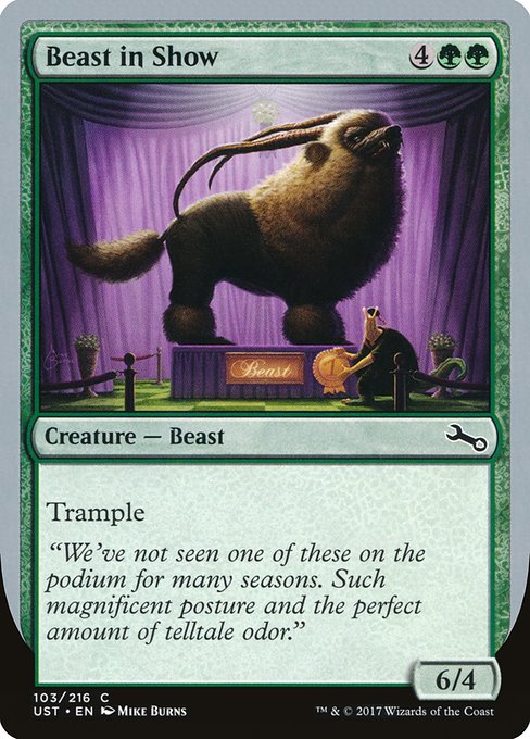 Beast in Show (103b) [Unstable]