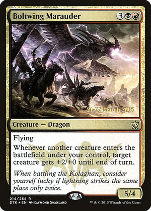 Boltwing Marauder (214s) [Dragons of Tarkir Promos]