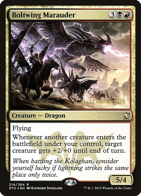 Boltwing Marauder (214s) [Dragons of Tarkir Promos]