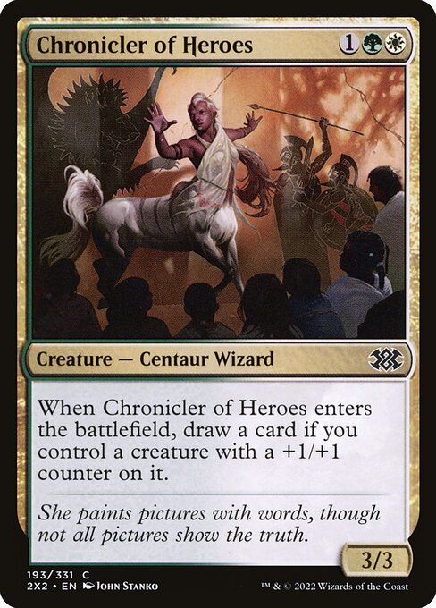 Chronicler of Heroes (193) [Double Masters 2022]
