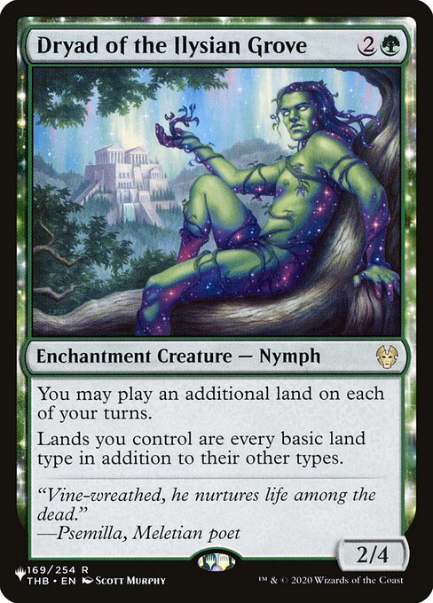 Dryad of the Ilysian Grove (THB-169) [The List]