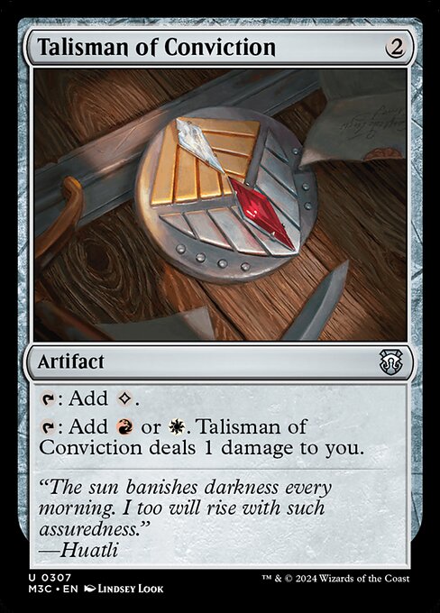 Talisman of Conviction (307) [Modern Horizons 3 Commander]
