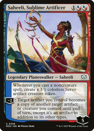 Saheeli, Sublime Artificer (338) [March of the Machine Commander]