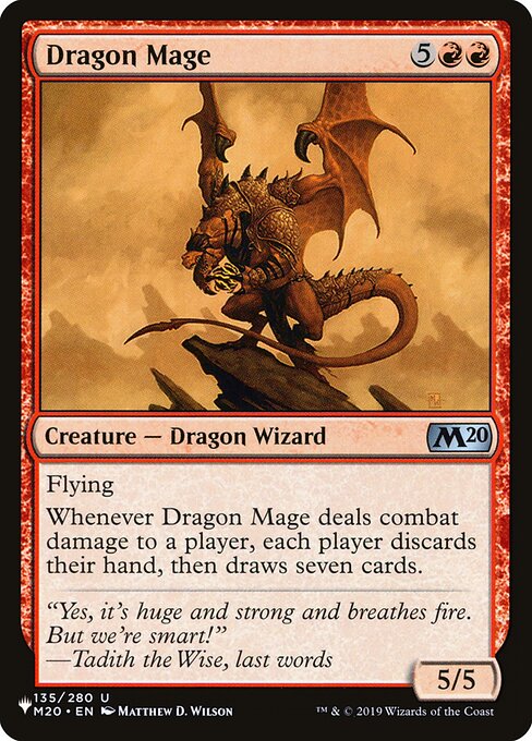 Dragon Mage (M20-135) [The List]