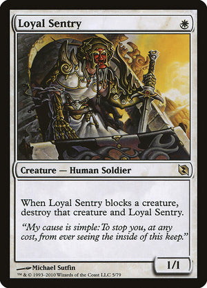Loyal Sentry (5) [Duel Decks: Elspeth vs. Tezzeret]