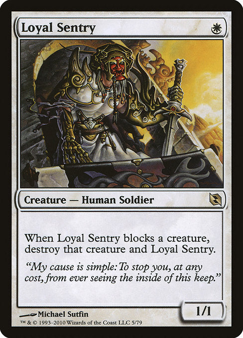 Loyal Sentry (5) [Duel Decks: Elspeth vs. Tezzeret]
