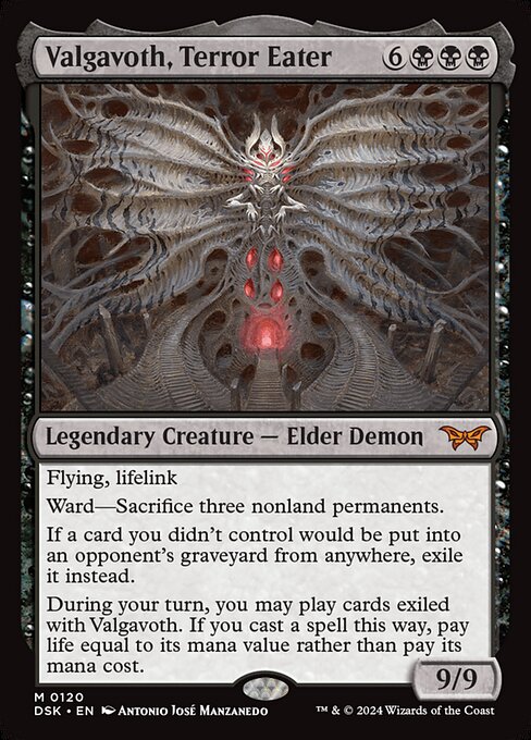 Valgavoth, Terror Eater (120) [Duskmourn: House of Horror]