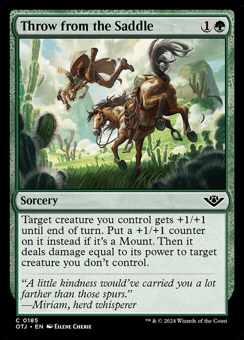Throw from the Saddle (185) [Outlaws of Thunder Junction]