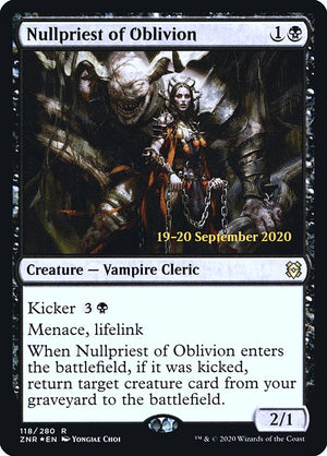 Nullpriest of Oblivion (118s) [Zendikar Rising Promos]