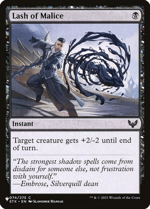 Lash of Malice (STX-74) [The List]