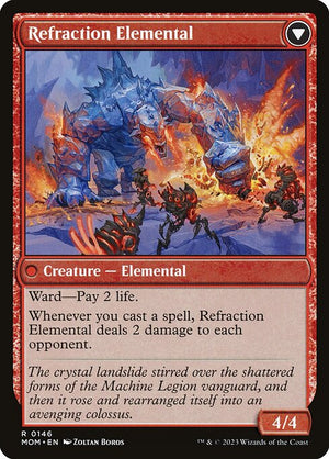 Invasion of Karsus // Refraction Elemental (146) [March of the Machine] Reverse