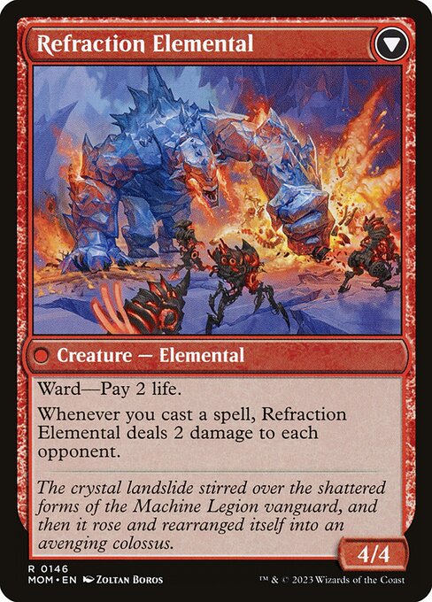 Invasion of Karsus // Refraction Elemental (146) [March of the Machine] Reverse
