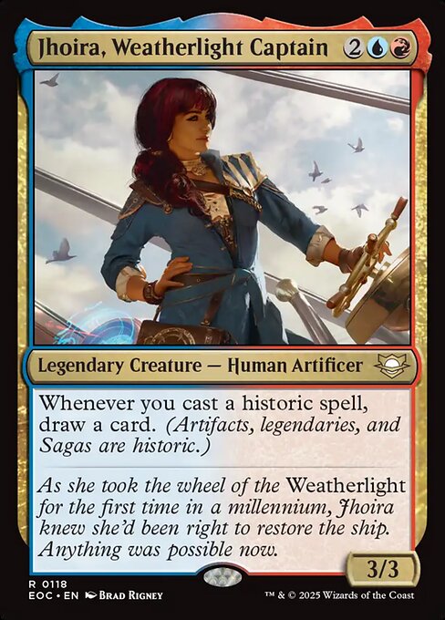 Jhoira, Weatherlight Captain (118) [Edge of Eternities Commander]