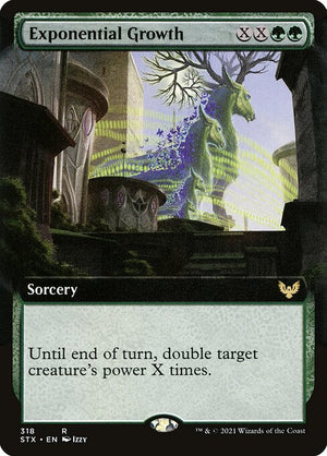 Exponential Growth (318) [Strixhaven: School of Mages] [Extended Art]
