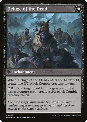 Invasion of Innistrad // Deluge of the Dead (115) [March of the Machine] Reverse