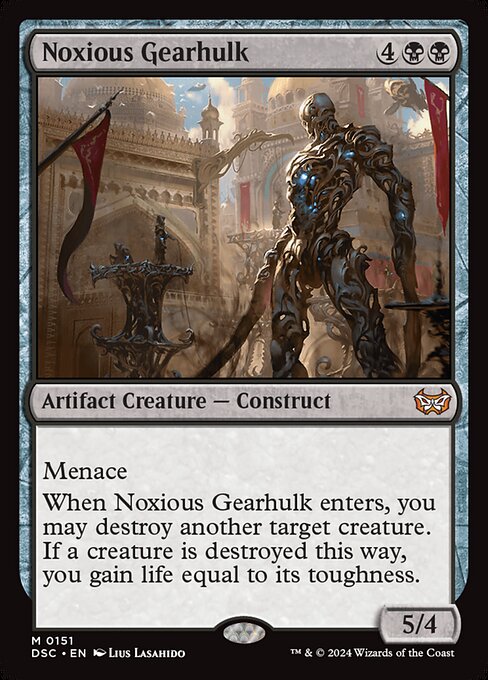 Noxious Gearhulk (151) [Duskmourn: House of Horror Commander]