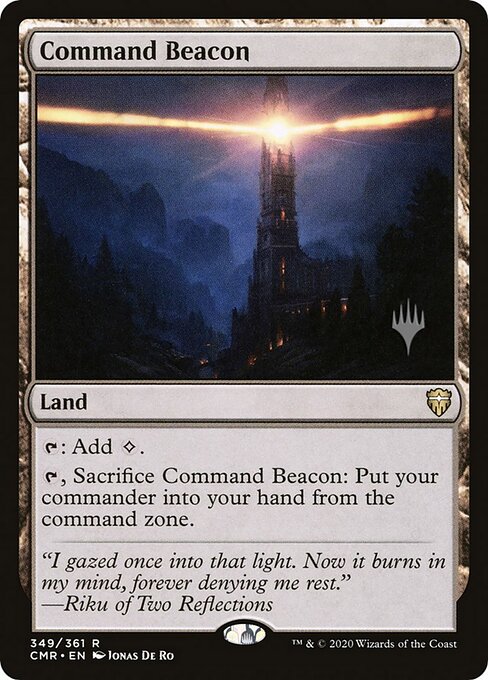 Command Beacon (349p) [Commander Legends Promos]