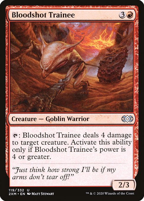 Bloodshot Trainee (119) [Double Masters]