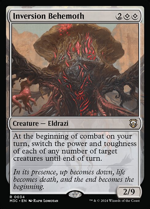 Inversion Behemoth (34) [Modern Horizons 3 Commander]