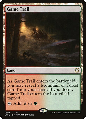 Game Trail (240) [Forgotten Realms Commander]