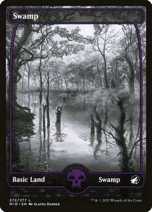 Swamp (272) [Innistrad: Midnight Hunt] [Full Art, Showcase]