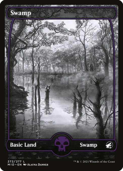 Swamp (272) [Innistrad: Midnight Hunt] [Full Art, Showcase]