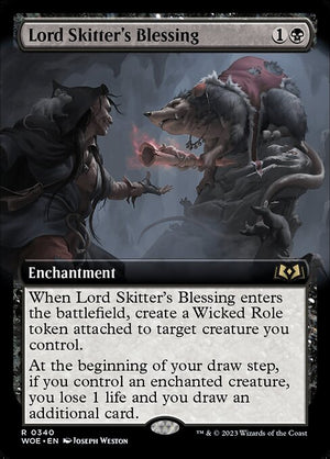 Lord Skitter's Blessing (340) [Wilds of Eldraine] [Extended Art]