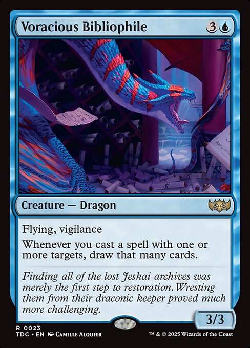 Voracious Bibliophile (23) [Tarkir: Dragonstorm Commander]