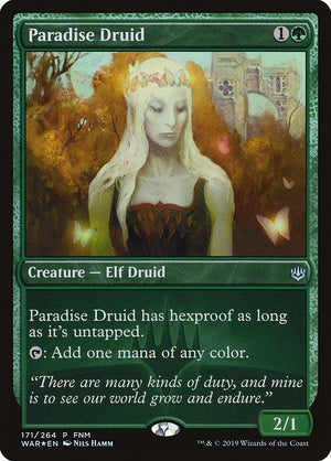 Paradise Druid (171) [War of the Spark Promos]