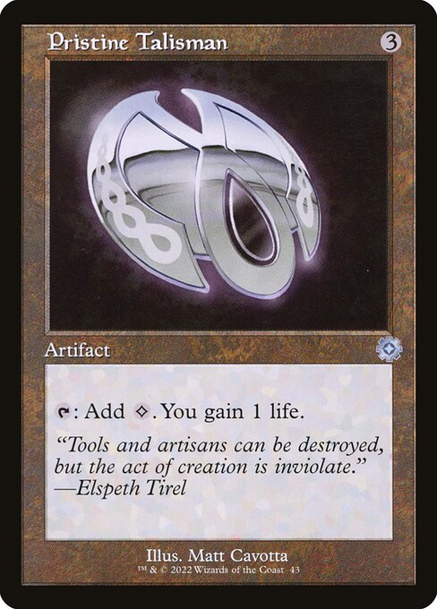Pristine Talisman (43) [The Brothers' War Retro Artifacts]