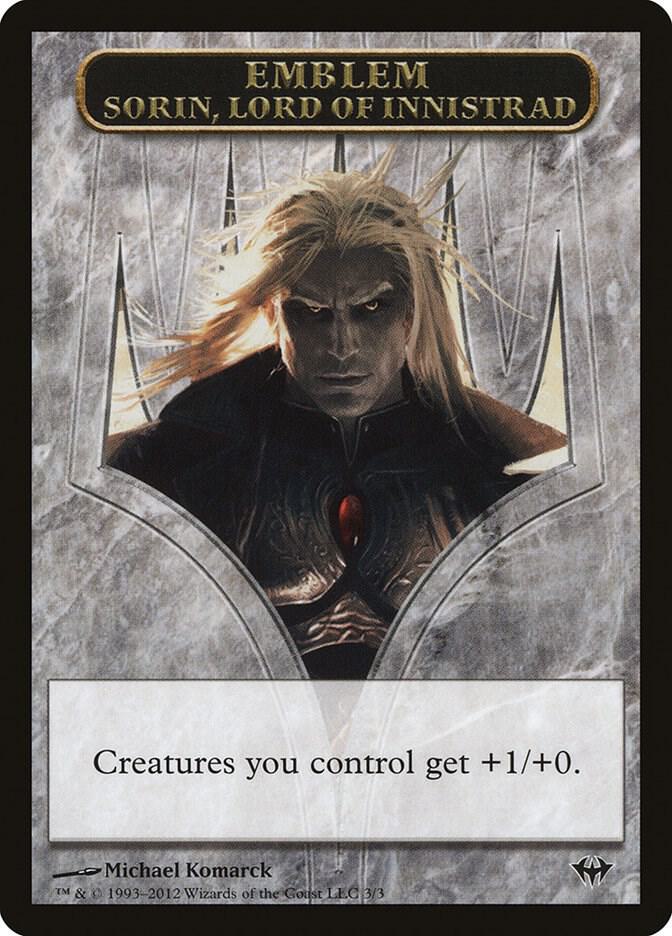 Emblem - Sorin, Lord of Innistrad (3) [Dark Ascension]