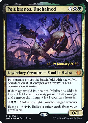 Polukranos, Unchained (224s) [Theros Beyond Death Promos]