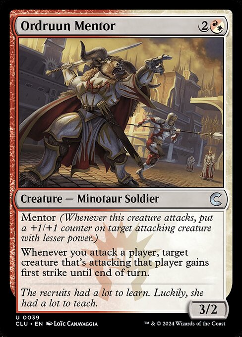Ordruun Mentor (39) [Ravnica: Clue Edition]