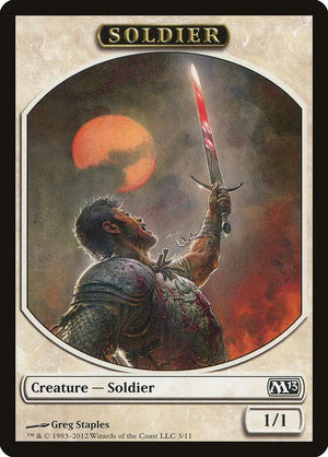 Soldier Token (3) [Magic 2013]