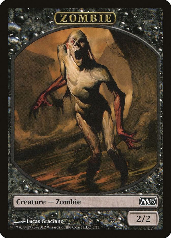 Zombie Token (5) [Magic 2013]
