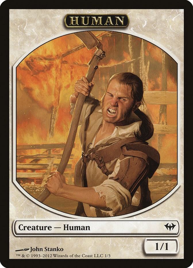 Human Token (1) [Dark Ascension]