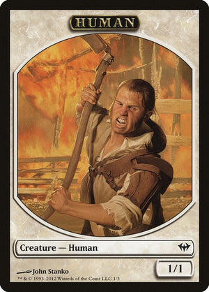 Human Token (1) [Dark Ascension]