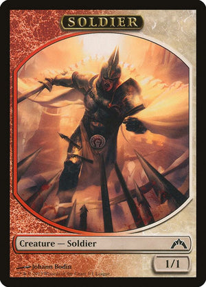 Soldier Token (Gatecrash) (1) [League Promos]