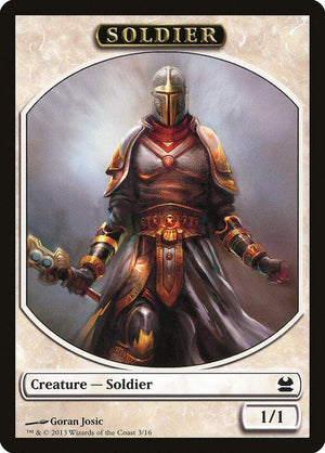 Soldier Token (3) [Modern Masters]
