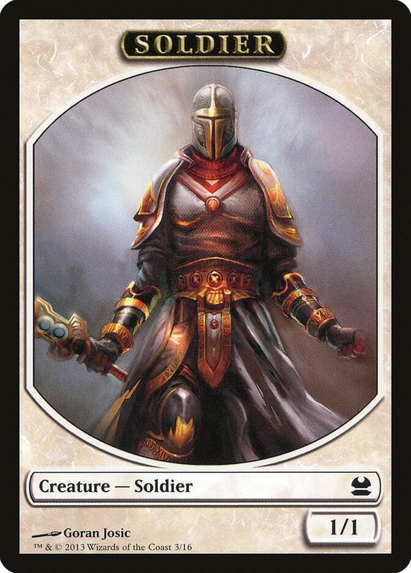 Soldier Token (3) [Modern Masters]