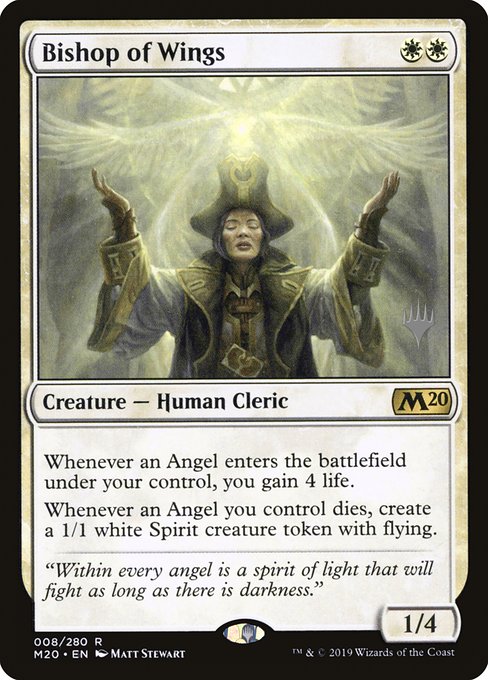 Bishop of Wings (8p) [Core Set 2020 Promos]