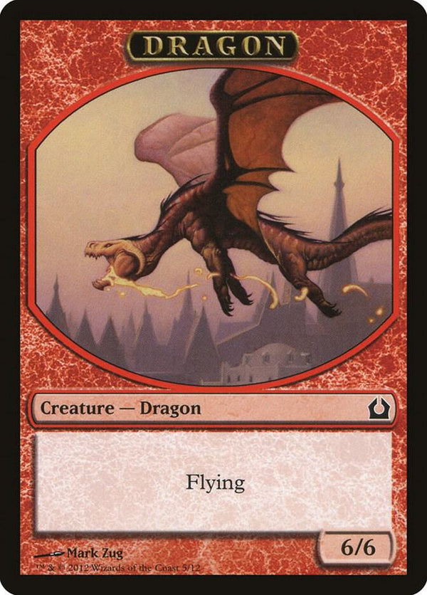 Dragon Token (5) [Return to Ravnica]