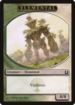 Elemental Token (Green/White) (12) [Return to Ravnica]