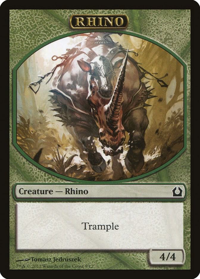 Rhino Token (9) [Return to Ravnica]