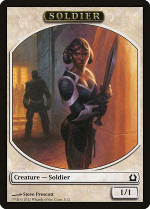 Soldier Token (3) [Return to Ravnica]