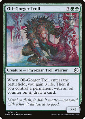 Oil-Gorger Troll (177) [Phyrexia: All Will Be One]