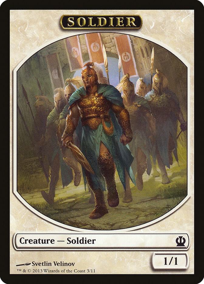 Soldier Token (Velinov) (3) [Theros]