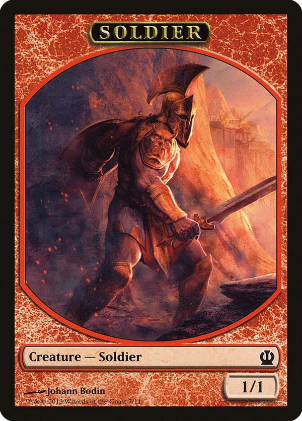 Soldier Token (Red) (7) [Theros]